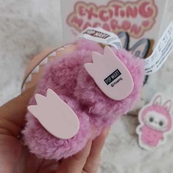 (Lychee Berry) Authentic Pop Mart Exciting Macaron Labubu - Open Box - Picture 7 of 17